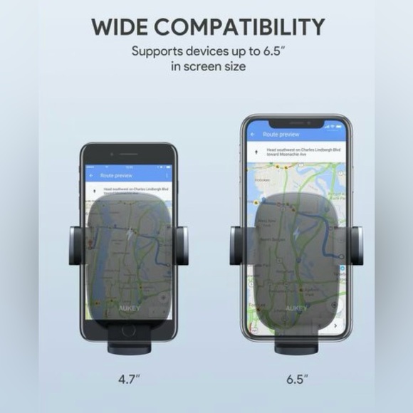 New AUKEY Car Phone Mount Wireless Charger - Picture 5 of 6